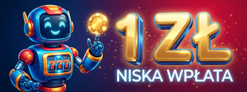 najlepszekasynaonline777 niska wplata 1zl baner